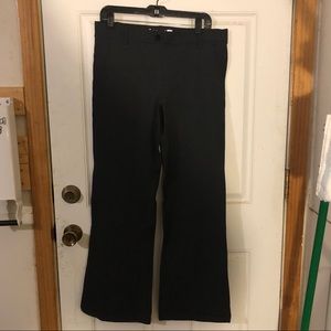 Betabrand charcoal gray work pants bootcut petite